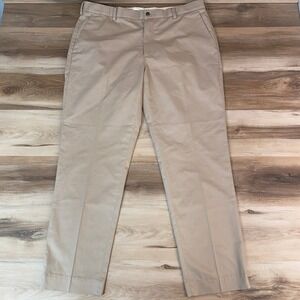 Brooks Brothers Advantage Chino Stretch Clark Fit Mens Pants 40x32 khaki Beige